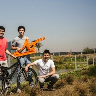 Bicicletas hechas de plástico reciclado llegarán a la Feria Verde en Santiago de Chile