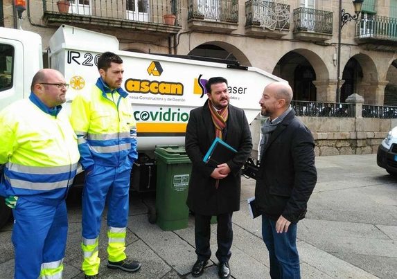 Campaña de recogida de vidrio de hostelería puerta a puerta en Ourense