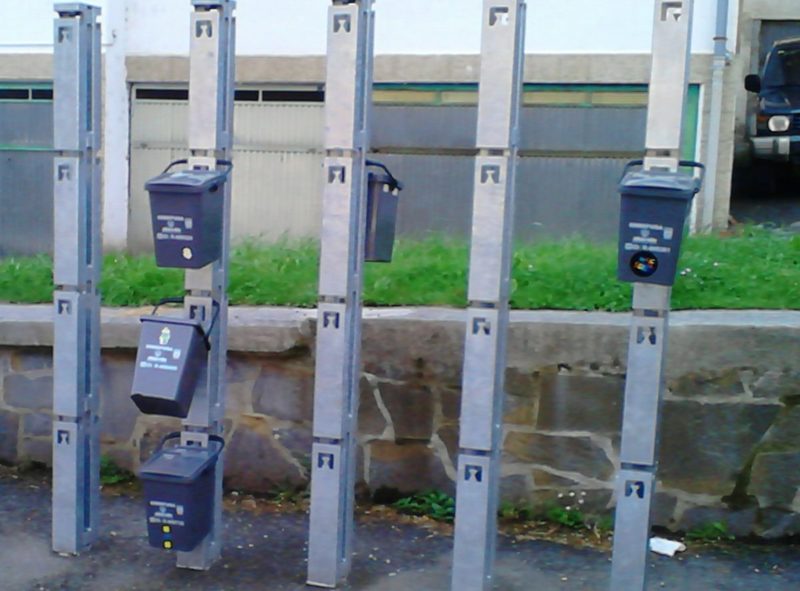 Azkoitia retirará los colgadores para la recogida de residuos