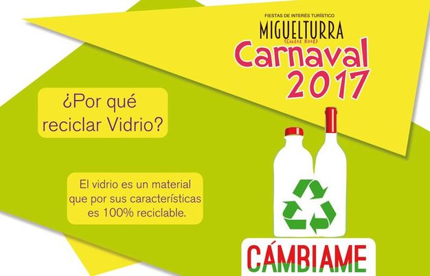 El Ayuntamiento de Miguelturra pone en marcha la campaña de reciclaje "Cambiame" durante los carnavales