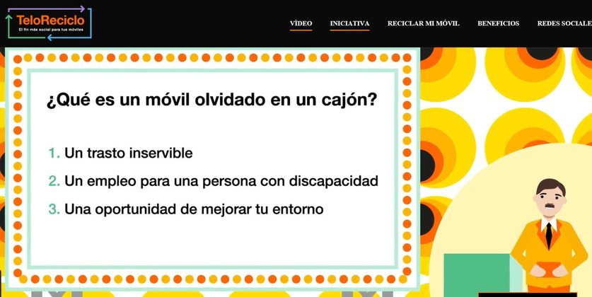 TeloReciclo: reciclaje de móviles y empleo para discapacitados
