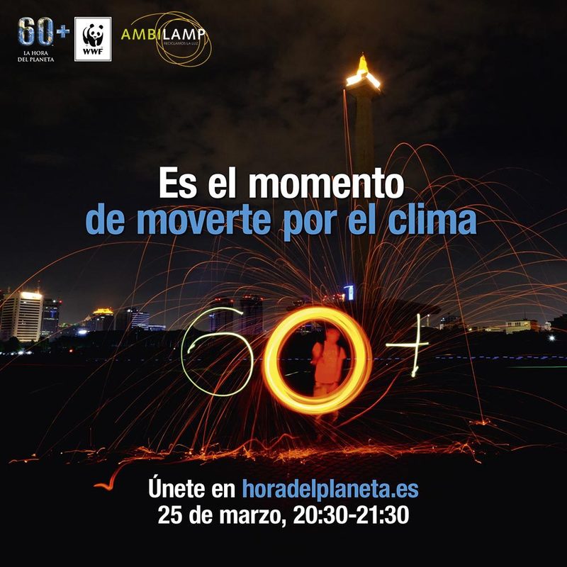 AMBILAMP, un año más con La Hora del Planeta