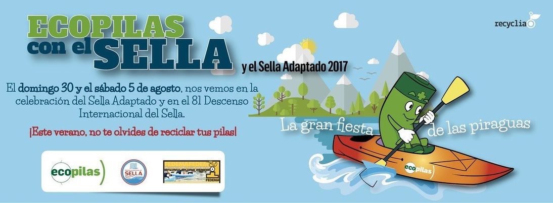 Ecopilas facilitará el reciclaje de pilas a los aficionados al 81 Descenso Internacional del Sella