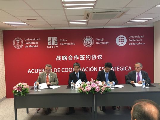 China Tianying colaborará con el campus Sino-Español en proyectos de investigacion de gestión de residuos urbanos