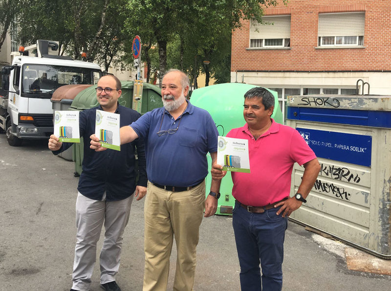 El contenedor gris con chip llegará a Eibar a finales de este año