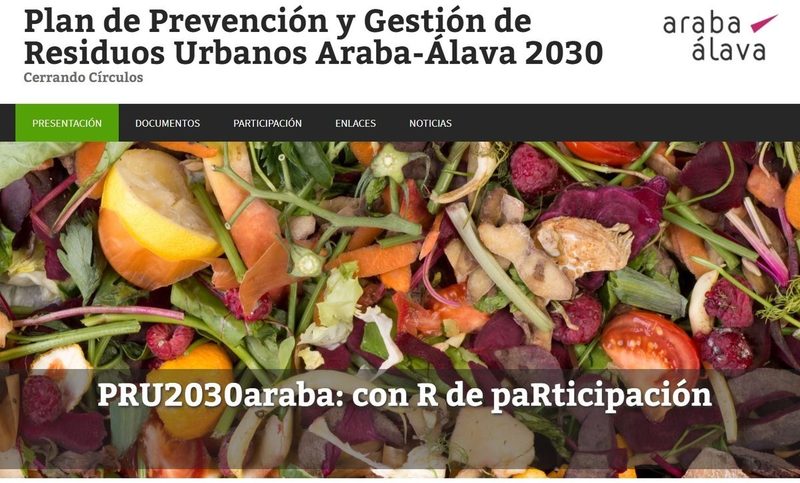 La Diputación de Álava amplía el plazo de alegaciones al nuevo Plan de Prevención de Residuos