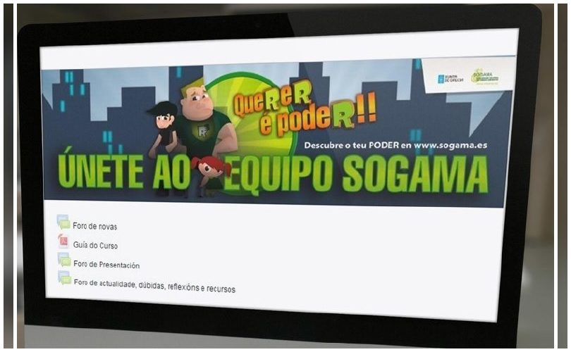 Cerca de 550 inscritos en los diez cursos de formación online impartidos por Sogama