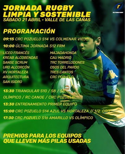Primera Jornada de Rugby Limpio y Sostenible: una apuesta por el reciclaje a través del deporte 