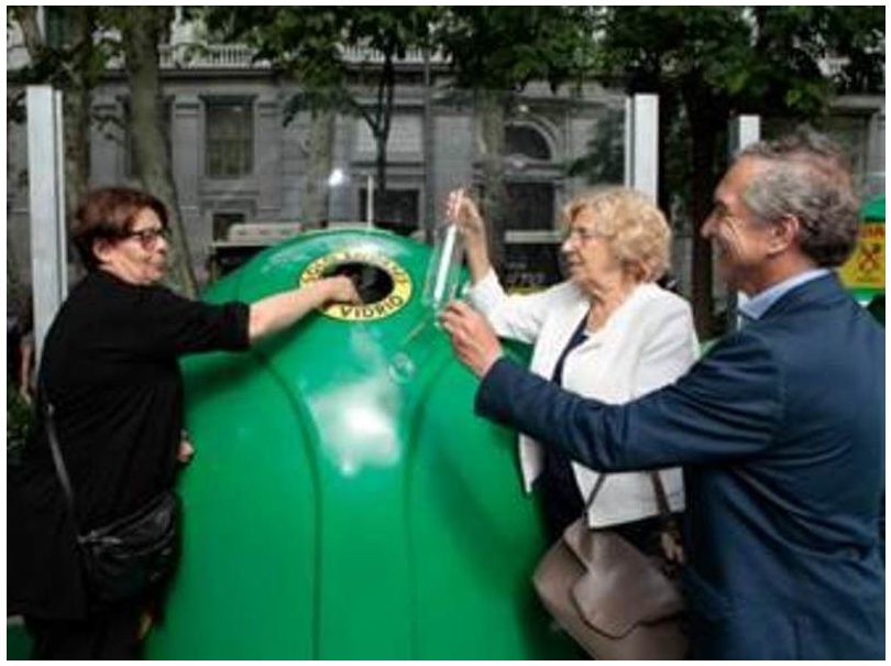 El reciclaje de vidrio en Madrid evita emisiones de CO2 equivalentes a la retirada de 112.000 coches durante un año