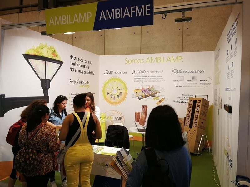 AMBILAMP y AMBIAFME fomentan el reciclaje en TECMA 2018