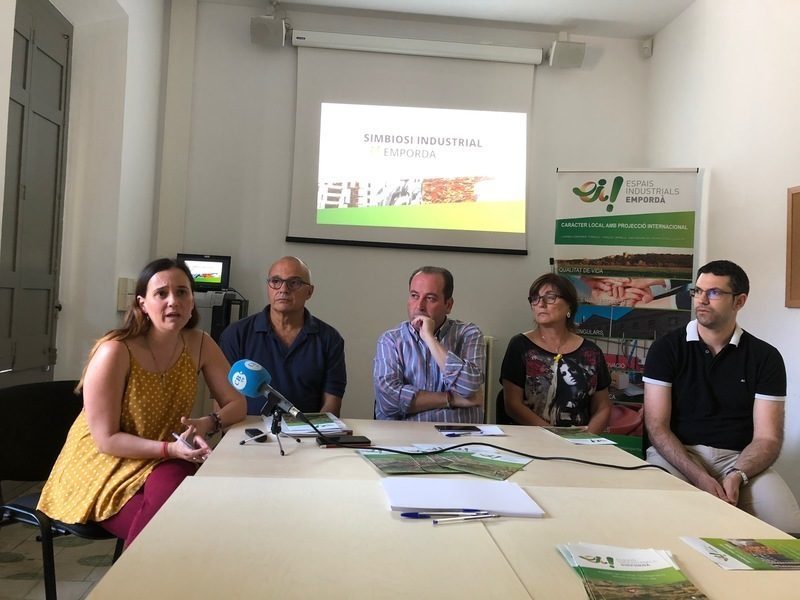 Un proyecto pionero permitirá reducir y reutilizar recursos industriales en los polígonos del Baix Empordà gerundense