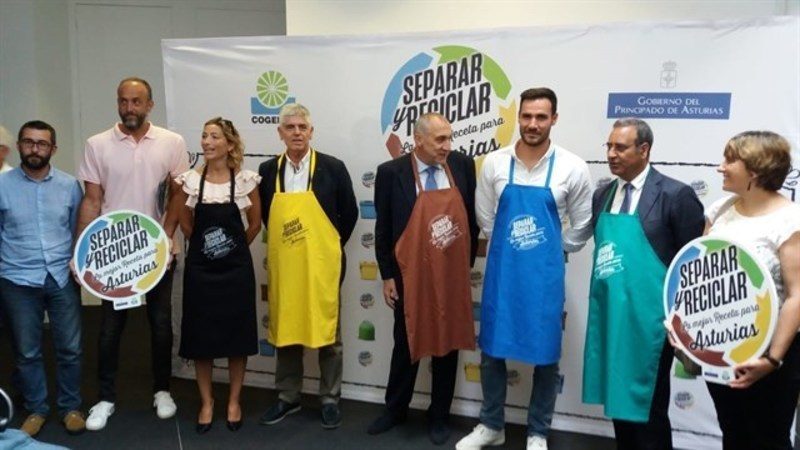 El medallista olímpico Saúl Craviotto, imagen de la campaña de Cogersa sobre reciclaje