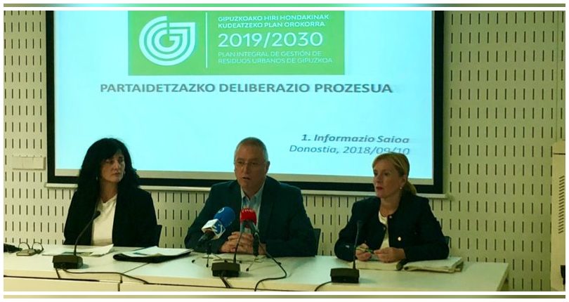 Finaliza la fase informativa del proceso de deliberación participativa del nuevo plan de Residuos de Gipuzkoa 2019-2030