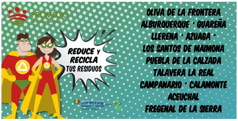 Promedio distribuirá 6.000 bolsas reutilizables para promover el reciclaje en 12 localidades de la provincia de Badajoz