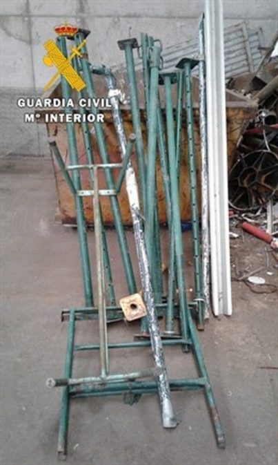 Un detenido en Burgos por robar material de obra y chatarra en una planta de reciclaje de residuos metálicos