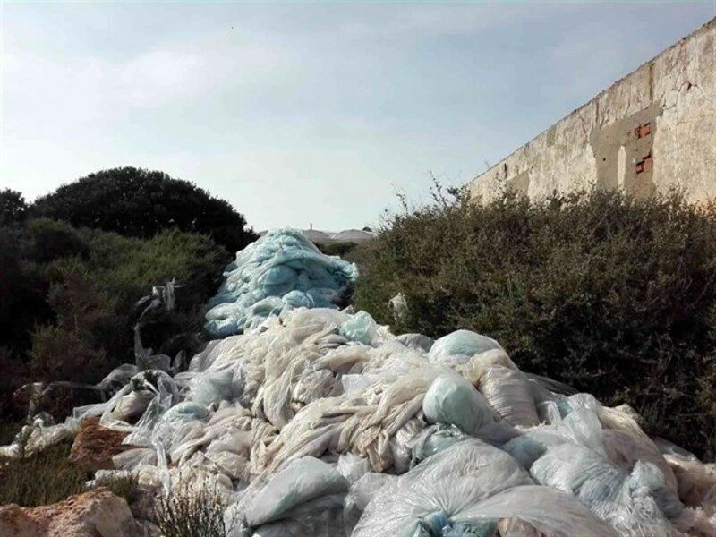 Retirados 25.000 kilos de plásticos del paraje natural Punta Entinas-Sabinar en El Ejido (Almería)