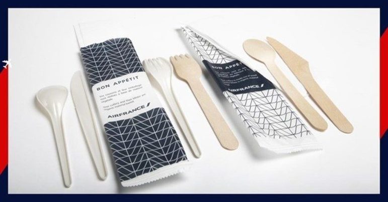 Air France eliminará 210 millones de productos de plástico de un solo uso este año