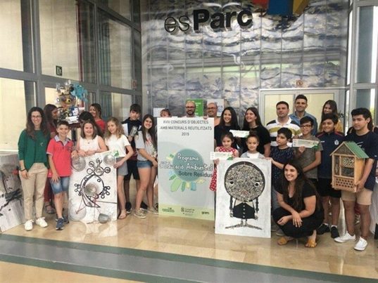 Entregados los premios del XVIII Concurso de Objetos hechos con Materiales Reutilizados en Baleares