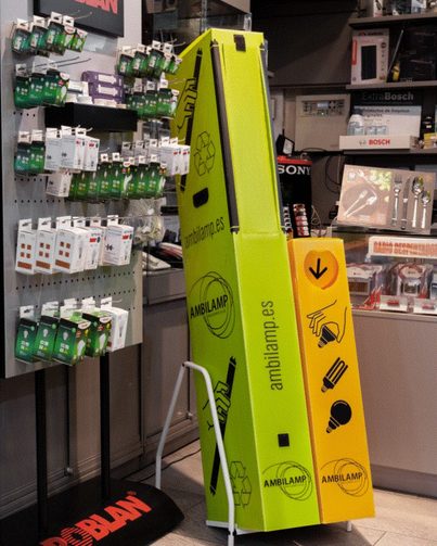 AMBILAMP actualiza su mapa interactivo para localizar los puntos de reciclaje de bombillas en España