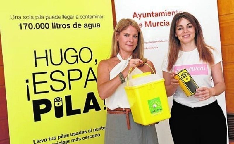 La campaña “¡Espapila!” incrementa en un 38% el reciclaje de pilas en el municipio de Murcia