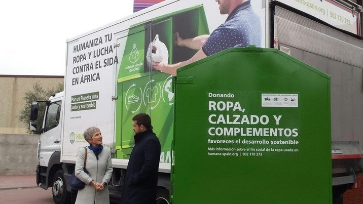 Humana se adjudica el contrato de servicio de recogida selectiva de textil de Alcorcón (Madrid)