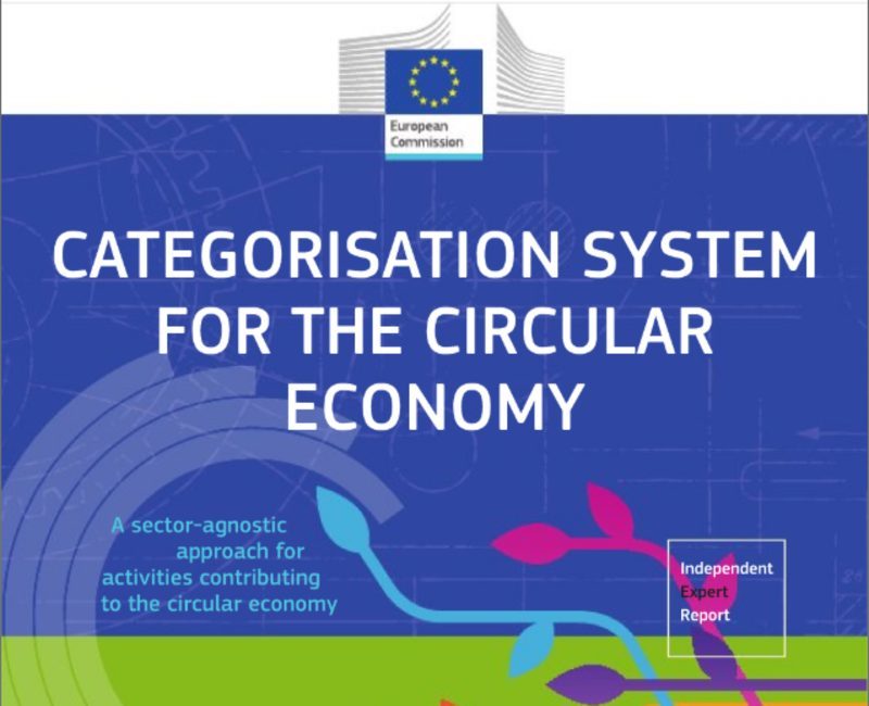 Publicado un sistema de categorización para la economía circular en la UE