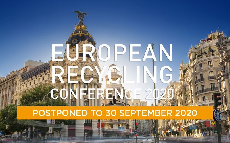 European Recycling Conference 2020 se pospone al 30 de septiembre 