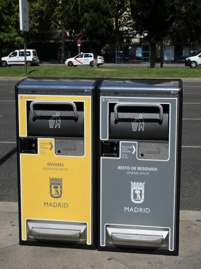 Madrid: Implementan más de mil papeleras inteligentes por los 21 distritos de la ciudad
