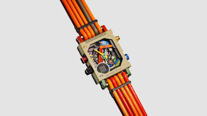 Crean un reloj de pulsera a partir de basura tecnológica