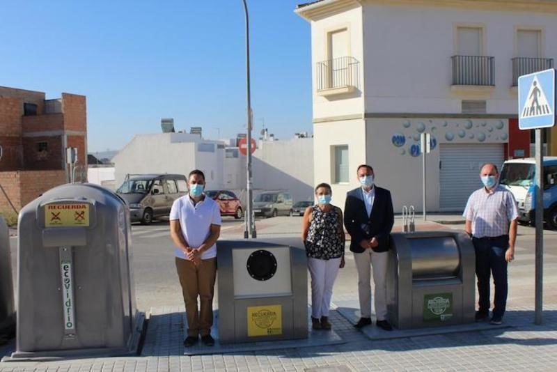 Córdoba: Implementados cuatro nuevos puntos de contenedores soterrados en Aguilar de la Frontera