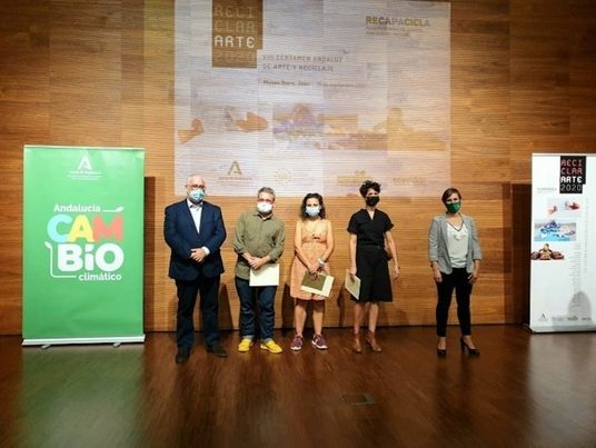 Tres creadores, premiados en VIII Certamen Andaluz de Arte y Reciclaje "Reciclar Arte"