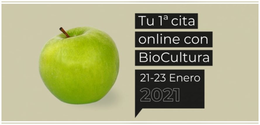 BioCultura ON se celebrará por primera vez en formato virtual entre el 21 y el 23 de enero