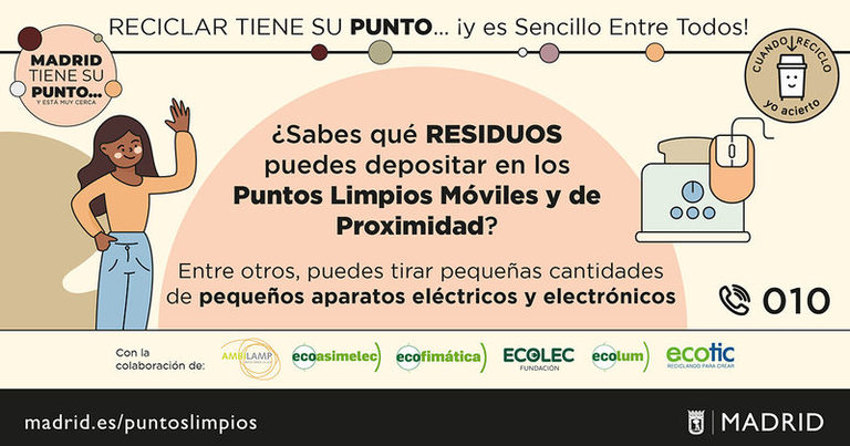 Madrid: Recyclia apoya una campaña para fomentar el reciclaje de RAEE entre los madrileños