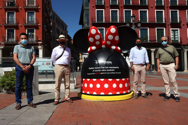 Castilla y León: En marcha una campaña con iconos Disney para reciclar vidrio en Valladolid