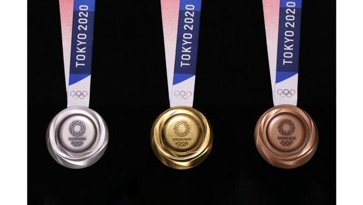 Las medallas de los Juegos de Tokio llevan metales reciclados de basura electrónica 