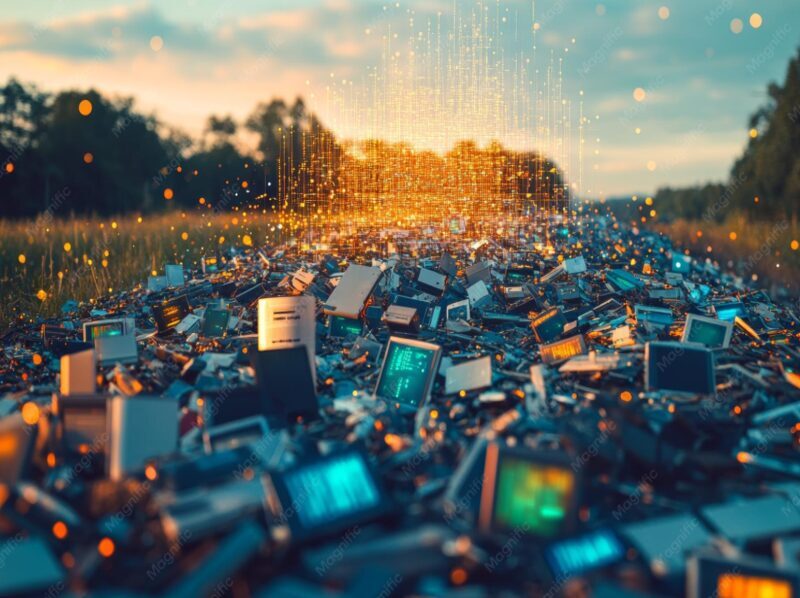 La expansión de la inteligencia artificial podría generar hasta 617 millones de toneladas de residuos electrónicos hasta 2050